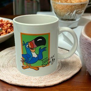 Vintage Toucan Sam Mug Froot Loops Breakfast Cereal Kellogg 2002
